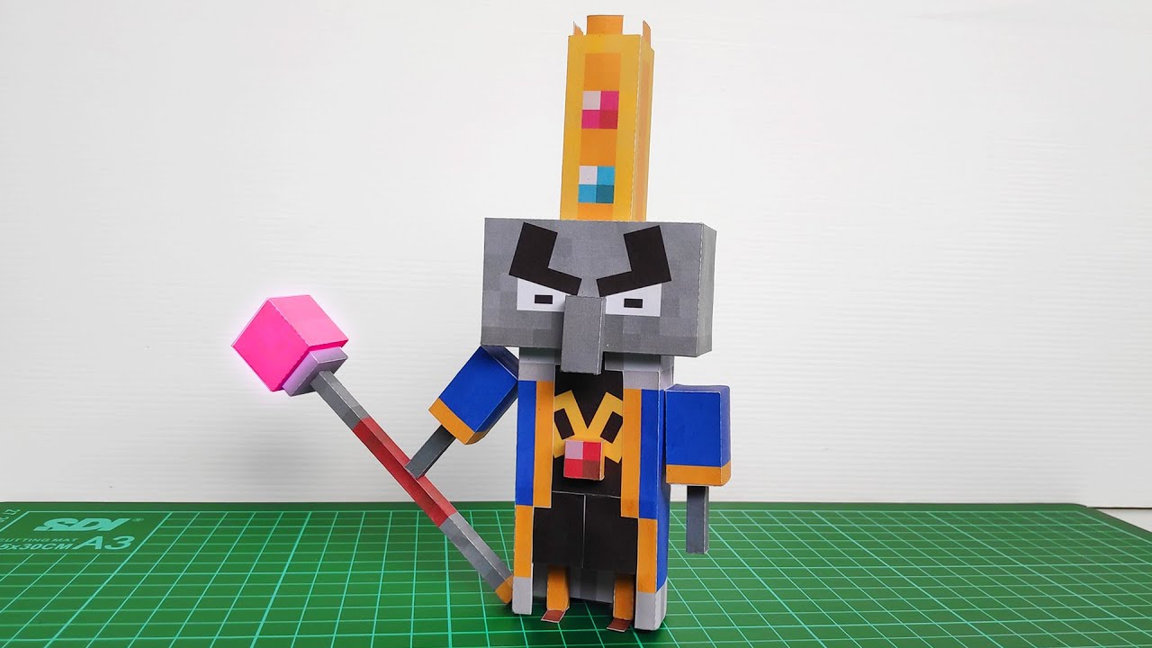 HOW TO MAKE BEE MINECRAFT PAPERCRAFT  ALSA HONGGO [WITH FREE DOWNLOAD  LINK] 