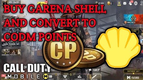 HOW TO BUY GARENA SHELL AND CONVERT TO CODM POINTS | CALL OF DUTY MOBILE | BATTLE ROYAL