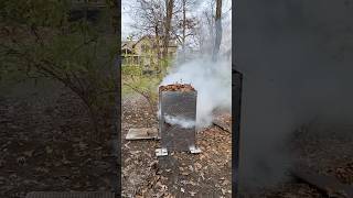 BurnCage XL 42" | Portable Stainless Steel Yard Waste Incinerator