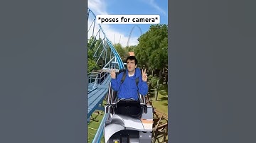 When You See The Camera On A Roller Coaster 🤣 #shorts #relatable