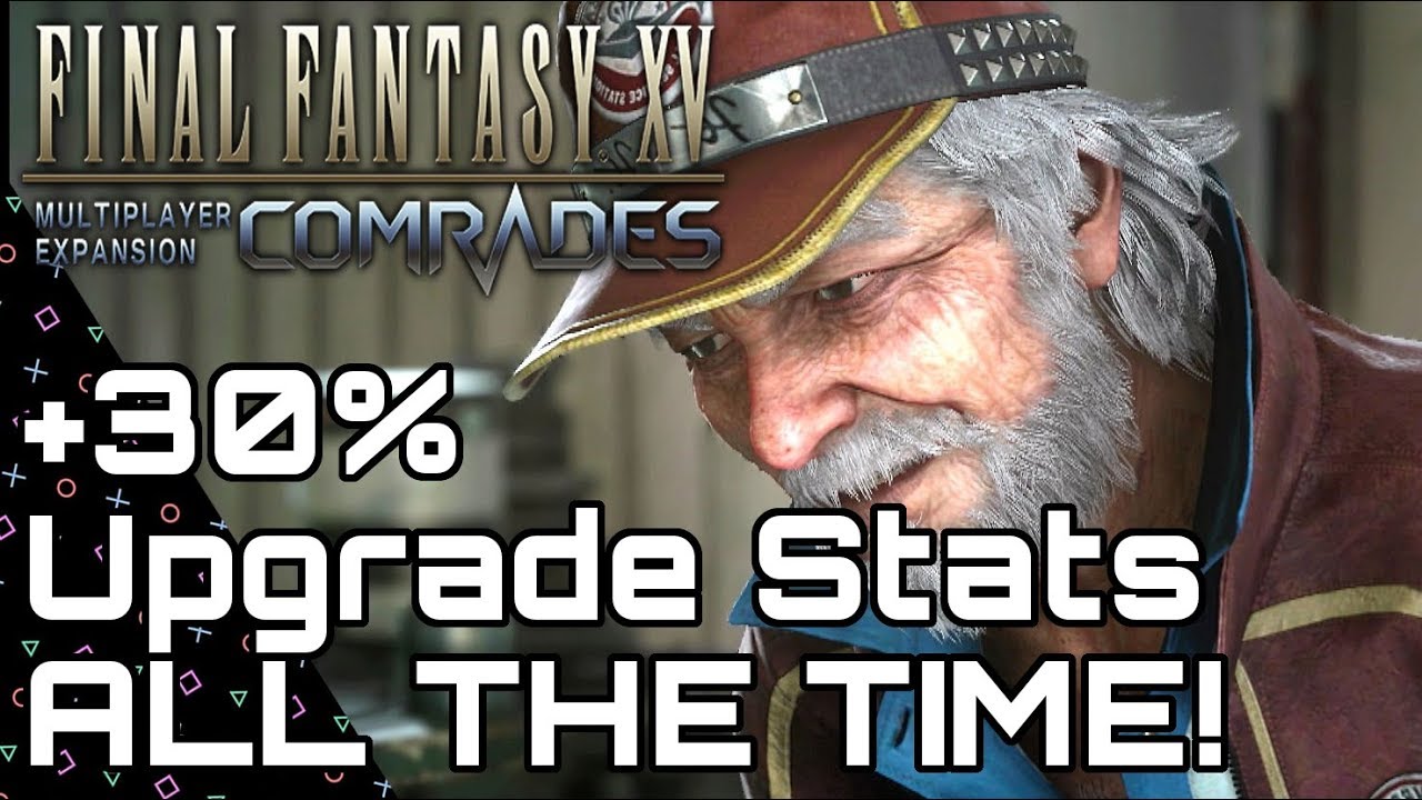 FFXV: COMRADES! Cid's Buff FOREVER! +30% Crafting Bonus! YouTube