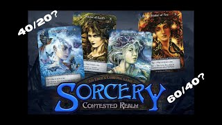 Sorcery TCG Discussion: Minimum Deck Sizes and Deck Construction! Is 50/30 or 60/40 Too Much