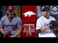 3 arkansas vs 5 texas am incredible pitchers duel  2024 college baseball highlights