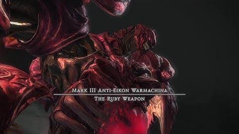 FFXIV Shadowbringers - RUBY WEAPON blind run first attempt