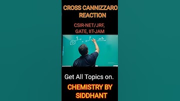 Cross Cannizaro Reaction By P K Siddhant