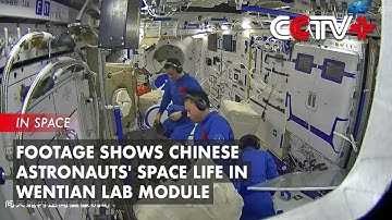 Footage Shows Chinese Astronauts