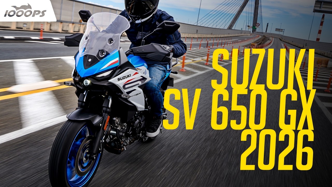 Nueva Suzuki SV 7 GX 2026 - sport-touring en V2!