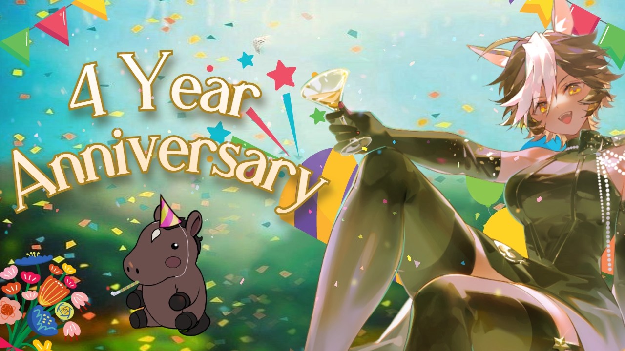 [4 YEAR ANNIVERSARY] 4 years of horsing around already?! || Tomoe Umari