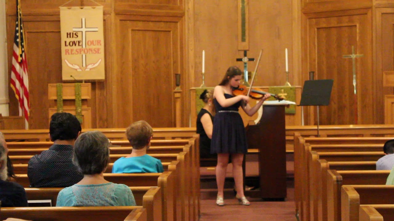 Emma Spears Violin Romanian Folk Dances by Bartok, August 2018