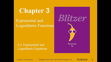 M106 3.4 Solving Exponential & Logarithmic Equations