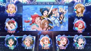 Video thumbnail of "【ラブライブ！サンシャイン！！】WATER BLUE NEW WORLD「GROUPCOVER」"