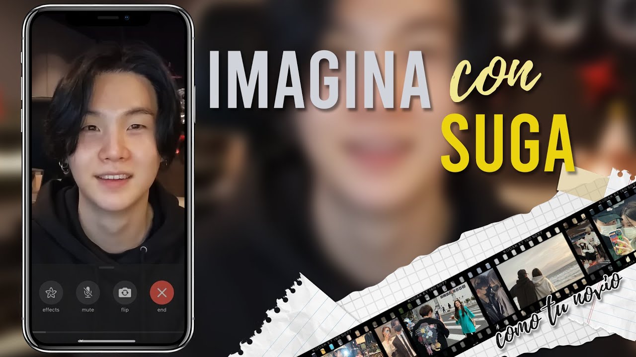 Imagina con Suga como tu novio ♡ Videollamada - 