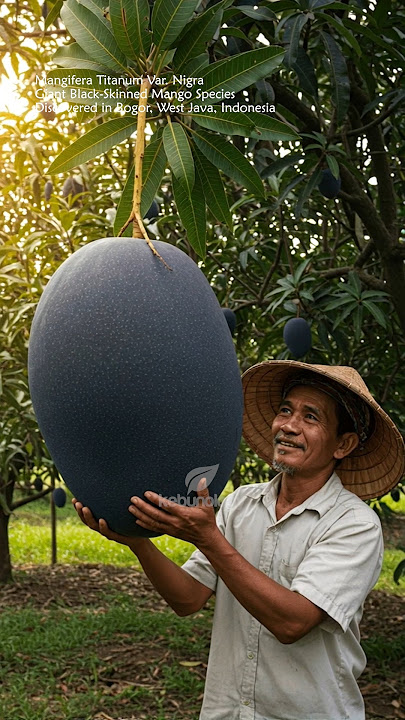 🥭 Mangga Hitam Jumbo #BlackMango #Fruit #Garden #Farm #Harvest