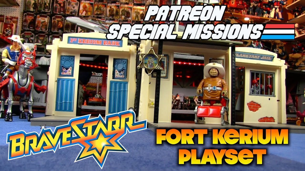 Fort Kerium was the only setting toy released, it was where many of the  heroes lived. #fortkerium #bravestarr