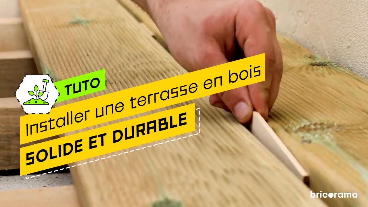 Comment poser une terrasse en bois sur lambourde ? Bricorama