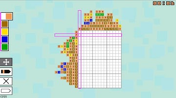 Pic-a-Pix Color 2🧩:  Level 125