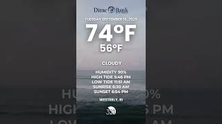 Westerly Weather Tuesday September 16, 2025