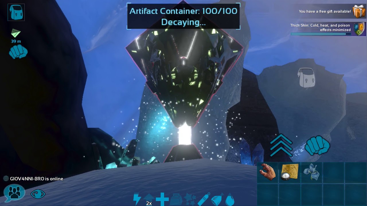 Ark Mobile - Rushando a Cave de Gelo Hard PELADO!