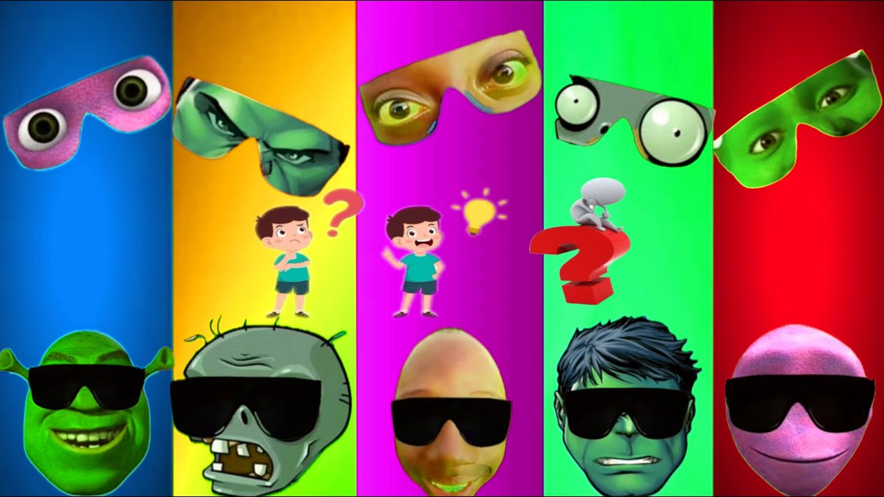 Wrong eyes 👀 challenge DAME TU COSITA Funny Puzzle Wrong Heads - YouTube