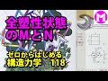 118　全塑性状態のＭとＮ　【構力マラソン】ゼロからはじめる構造力学