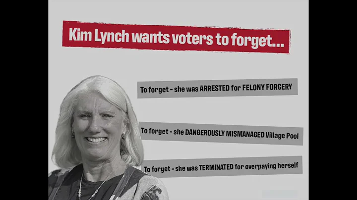 Kim Lynch wants voters to forget...