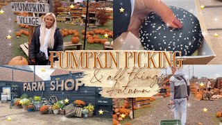 A VERY AUTUMNAL DAY | PUMPKIN PICKING VLOG🎃⭐️🧡 | MEGAN COLLINS