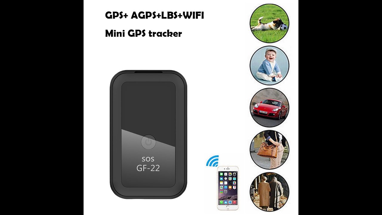 New Style Real Time Sos Wholesale GPS Tracker Personal with Magnetic GF 22 - YouTube