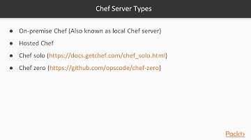 Chef Recipes: Chef Server Types | packtpub.com