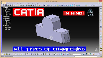 #18- how to apply chamfer in CATIA