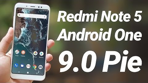 Update Redmi Note 5 to AndroidOne Pie (Mi A2)