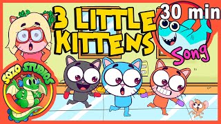 THREE LITTLE KITTENS + MORE Family Friendly Nursery Rhymes | Sozo Studios | Toddlerific Story Time