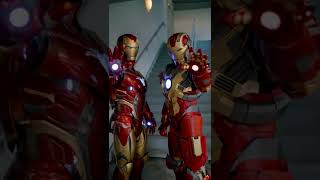 2 Iron Man Suits Are Better Than 1!  Teaming up with Emily The Engineer! #shorts screenshot 2
