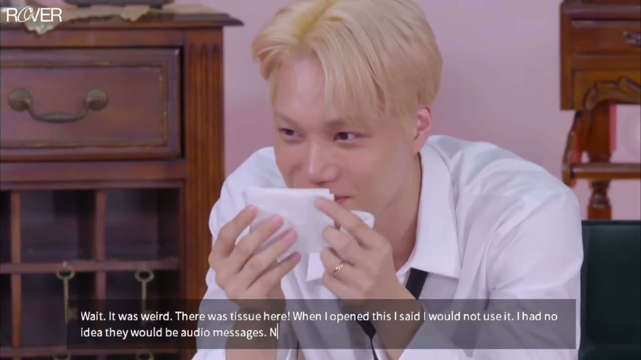 Jongin crying after hearing a message from his fans🥺 | KAI ROVER COUNTDOWN LIVE (23/03/2023)