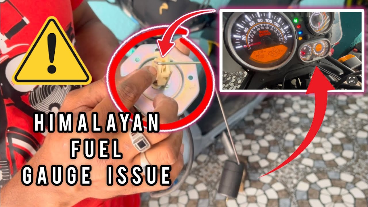 😩Royal Enfield Himalayan fuel gauge issue ⛽️ never ending problems alignment issue resolved