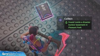 Fortbyte Found Inside A Disaster Bunker Bat In Pleasant Park Location - Fortnite