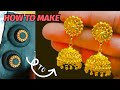 How to Make a Gold Jhumka | Making Gold Jhumka | Gold Jewellery Making - Nadia Jewellery |