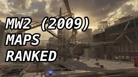Ranking ALL 25+ COD Modern Warfare 2 (2009) Multiplayer Maps From Worst To Best!!