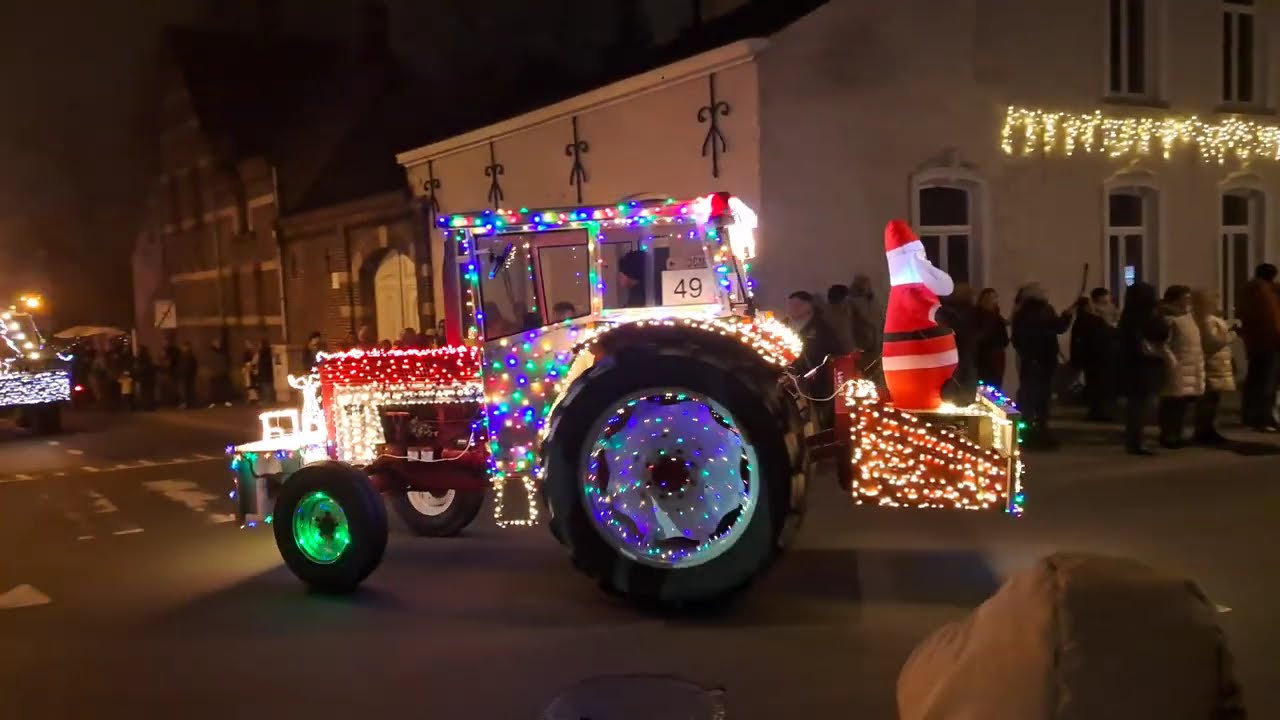 Illuminated Tractor Tour - Verlichte Tractortocht - Scheldewindeke 2024 (Belgium).