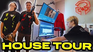 MrSavage & Nyhrox House Tour ft. Paintball | Office & Streaming setup