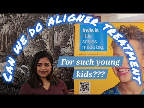 INVISALIGN FIRST ALIGNERS FOR KIDS! CAN YOU DO ALIGNERS FOR KIDS?? #aligners #smiledesigndental