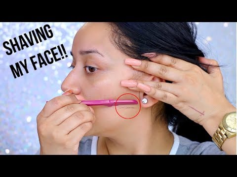 HOW I SHAVE MY FACE WITH OIL AND A STRAIGHT RAZOR | PEACH FUZZ FREE!
