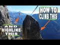 Lost Arrow Spire - Must watch before climbing or highlining. Tons of BETA!