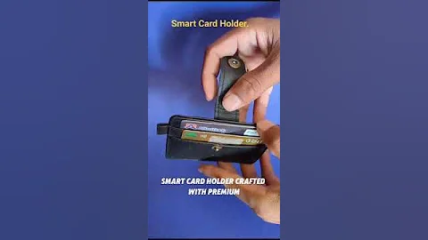 Smart Card holder. Pure Leather #leather #wallet #handmade