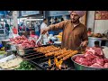 Hidden Street Food Hunt in Peshawar | Peshawari Zafarani Beef Kabab Recipe | Pakistani Street Food