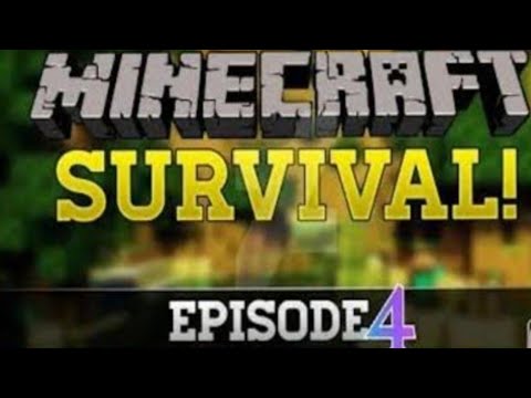 Minecraft Survival Series #4. Going in a cave to do mining - YouTube