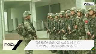 Chinese Army transgressed into Indian territory thrice in August Reports