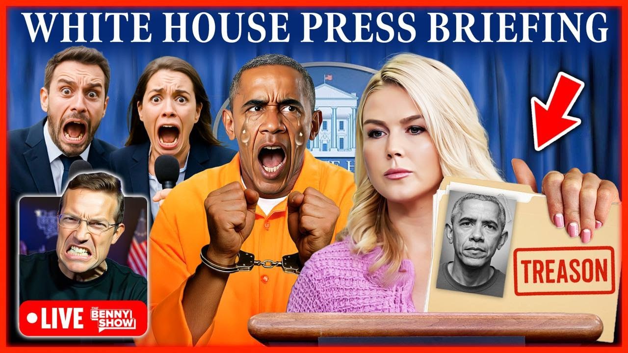 🚨White House Briefing with Tulsi Gabbard and Karoline LIVE Now, Trump Drops Obama Treason Evidence