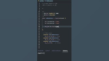What is a MONOTONIC array??