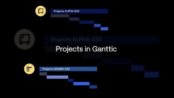 Projects in Ganttic