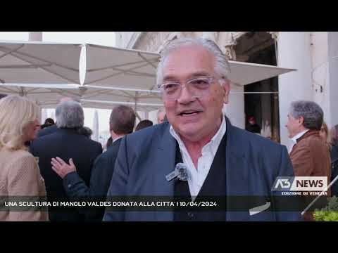 UNA SCULTURA DI MANOLO VALDES DONATA ALLA CITTA' | 10/04/2024